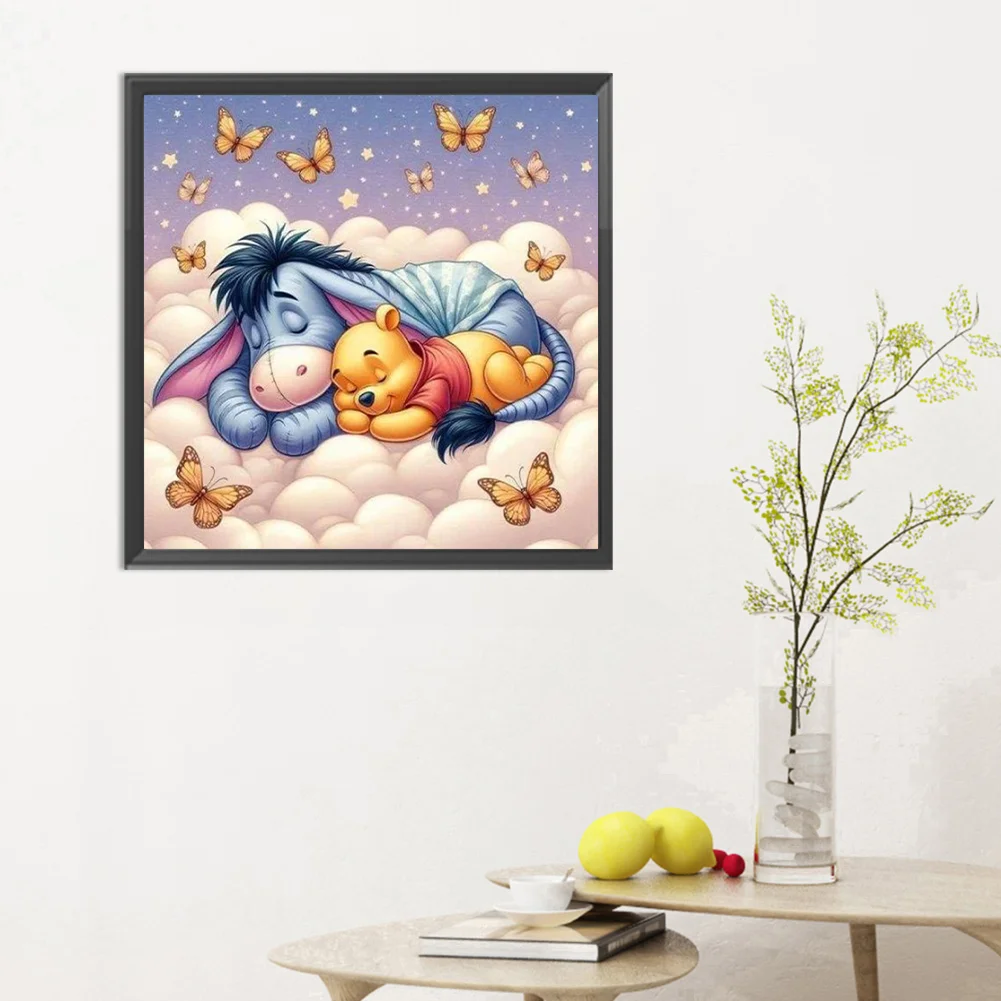Diamond Painting - Full Round Drill - Winnie the Pooh(Canvas|30*30cm)