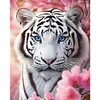 White Tiger-11CT Stamped Cross Stitch 40*50cm/15.75*19.69in