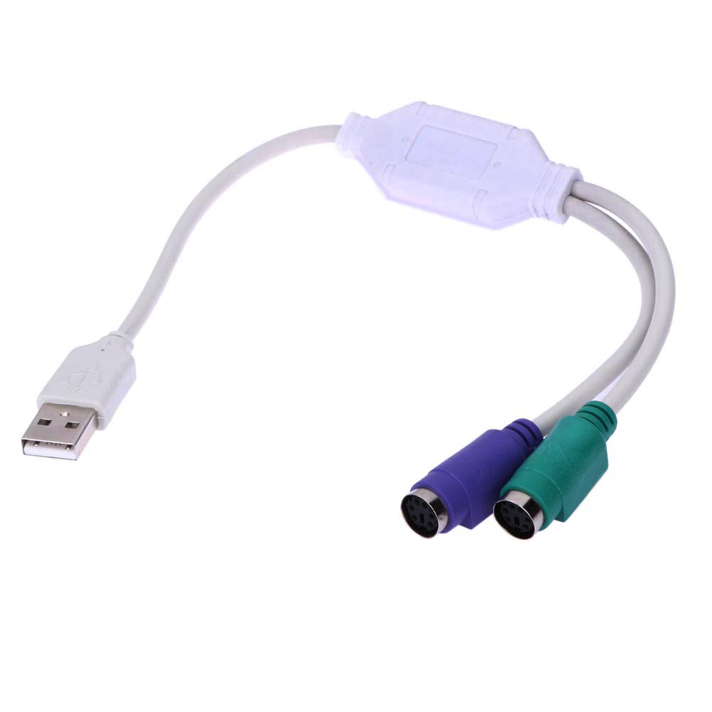 

Usb To Ps2 Mouse Keyboard Converter U-Port To Round Port Cable Line Adapter, 501 Original