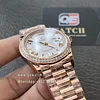 Rolex Day-Date 36 m128345rbr-0070 Rose Gold White Dial Diamond Bezel (36mm) Super Clone