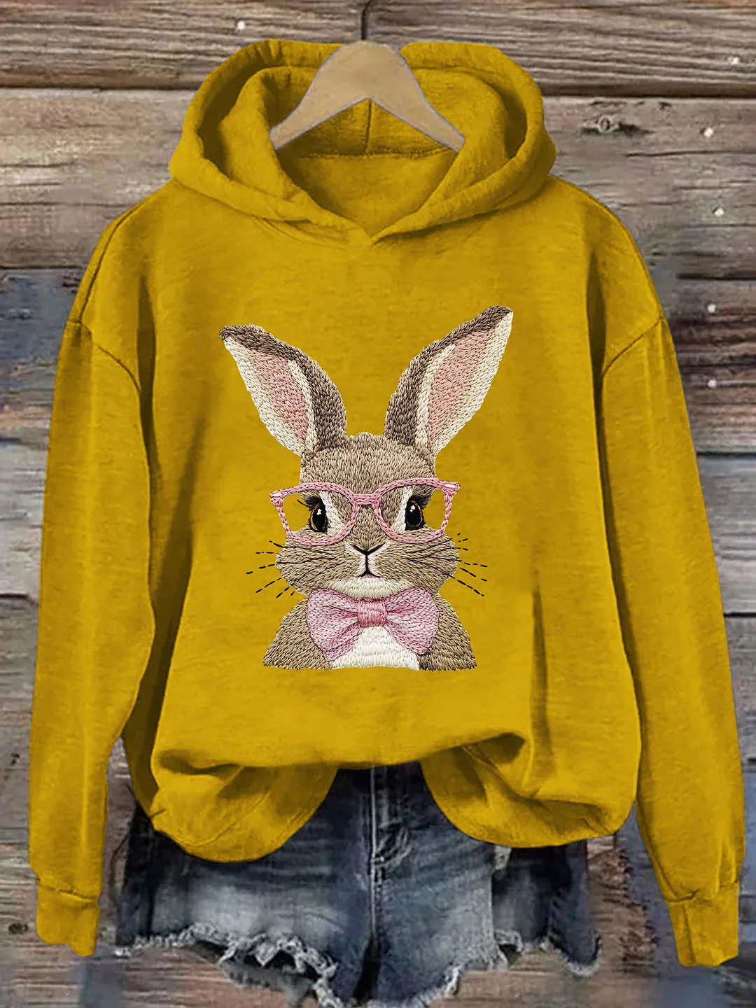 Retro Easter Bunny Hoodie