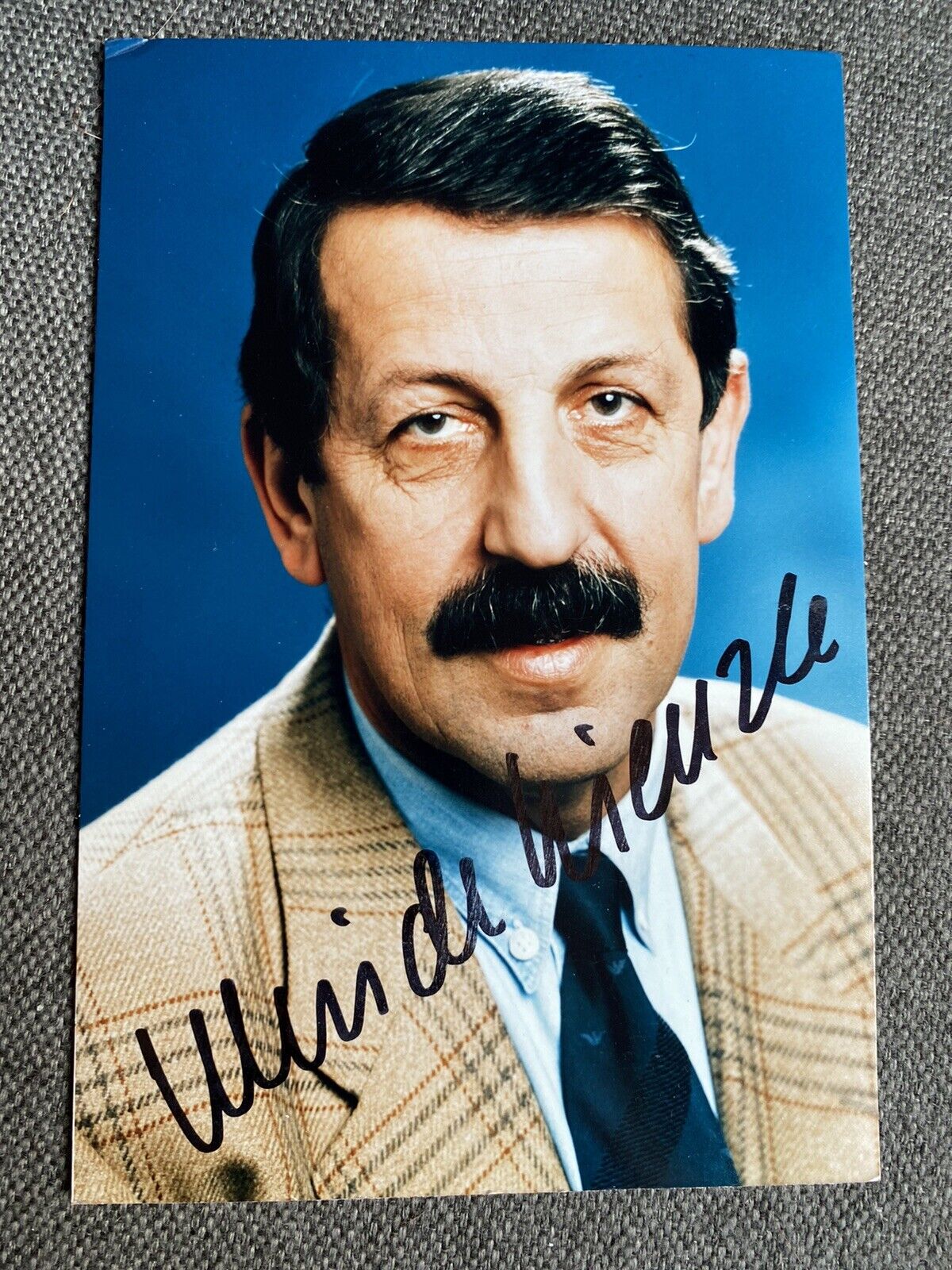 Ulrich Kienzle Autograph On Photo Poster painting 10 X 15 CM Autographed Signed