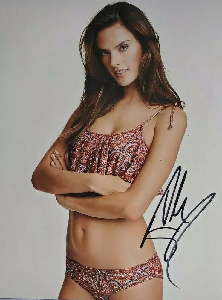 Alessandra Ambrosio Authentic Signed 8x10 Photo Poster painting w/COA HOT