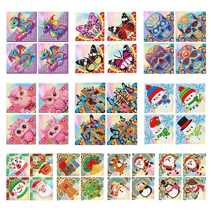 4pcs Diamond Painting Bookmarks For Kids, 5d Corner Bookmark, Diy Triangle  Making Diamond Art Bookmarks, Crafts Gifts