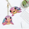 5Pcs DIY Diamond Painting Turtle Keychain