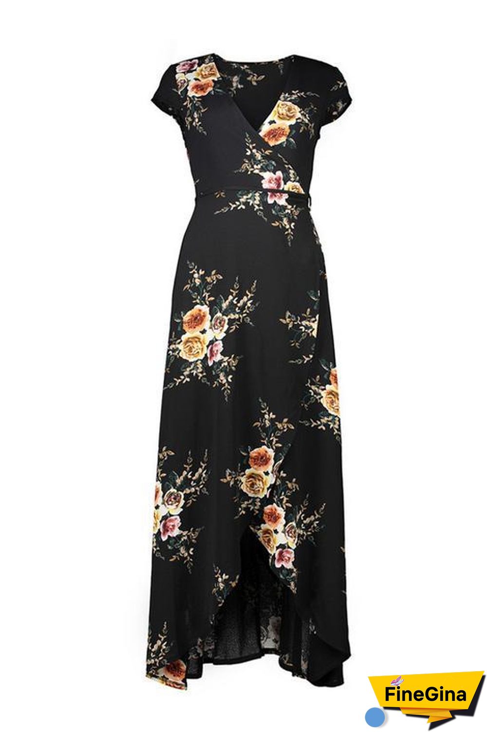 Floral Bohemian Beach Dress