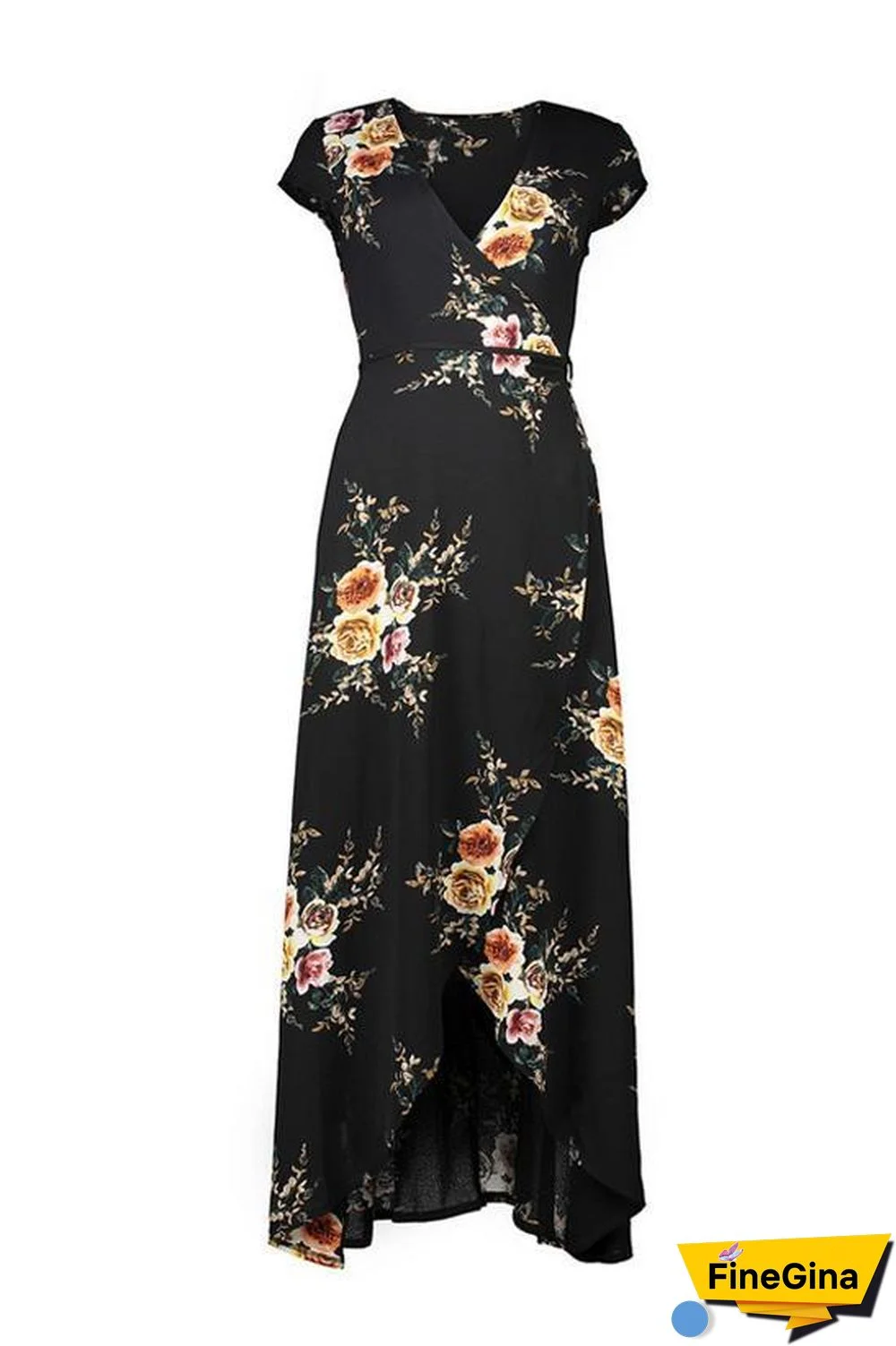 Floral Bohemian Beach Dress