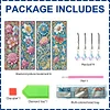 4Pcs Diamond Painting Flowers Diamond Painting Bookmark for Bookworm