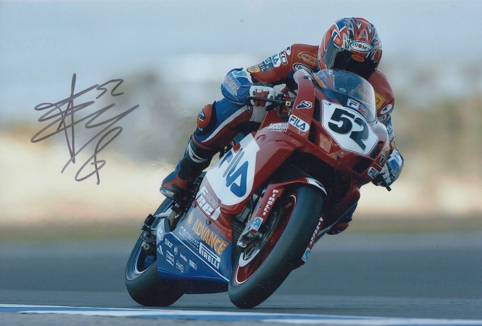 JAMES TOSELAND HAND SIGNED 12X8 Photo Poster painting WSBK AUTOGRAPH SUPERBIKES 11