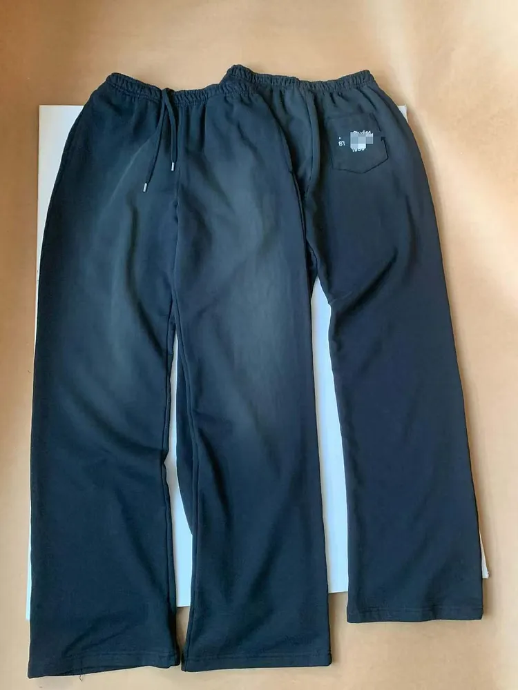 Wide Pants,Spring Autumn Cotton Sweatpants,Elastic Waist Casual Sports Trousers,Korean Plain Loose Wide Leg Women