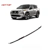 适用于22款奇骏改装后保险杠防擦防撞防护电镀装饰亮条国外版专用1件套