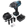 Cordless Impact Wrench Adjustable Torque Electric Impact Gun for Car Truck Mower
