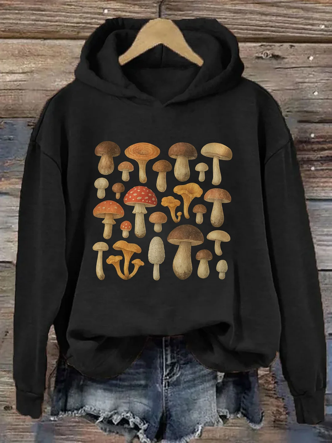 Vintage Mushroom Hoodie