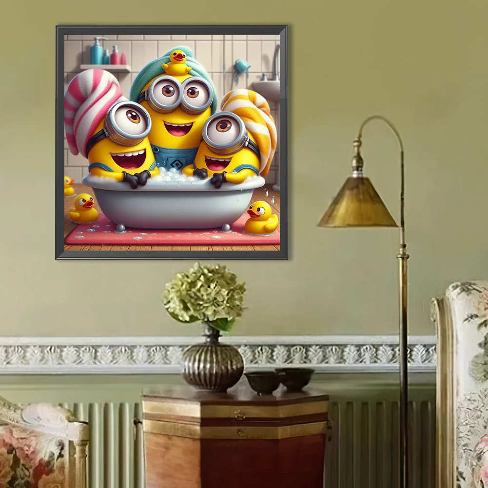 Diamond Painting - Full Round Drill - Minions(Canvas|40*40cm)