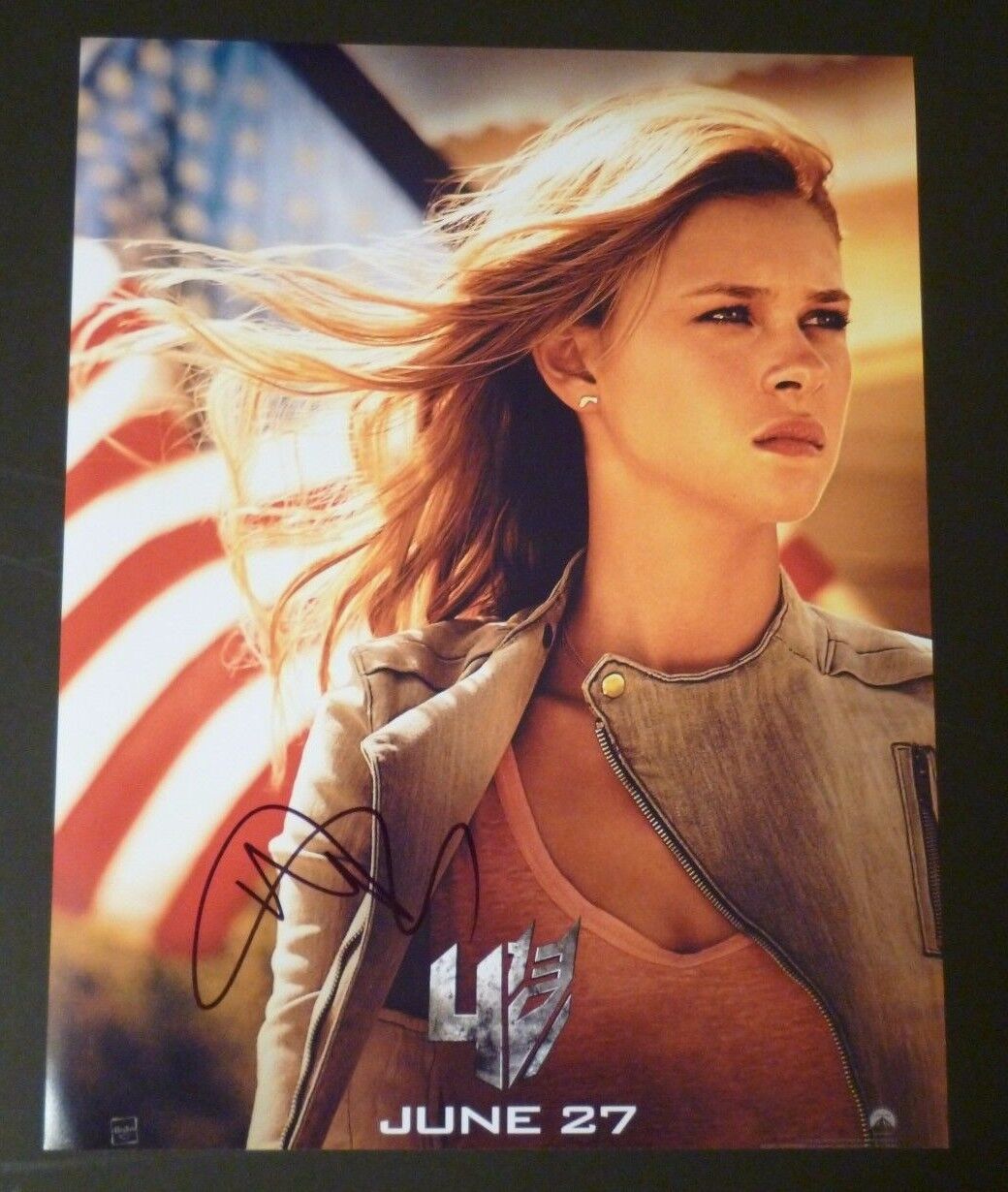 NICOLA PELTZ Authentic Hand-Signed TRANSFORMERS Extinction