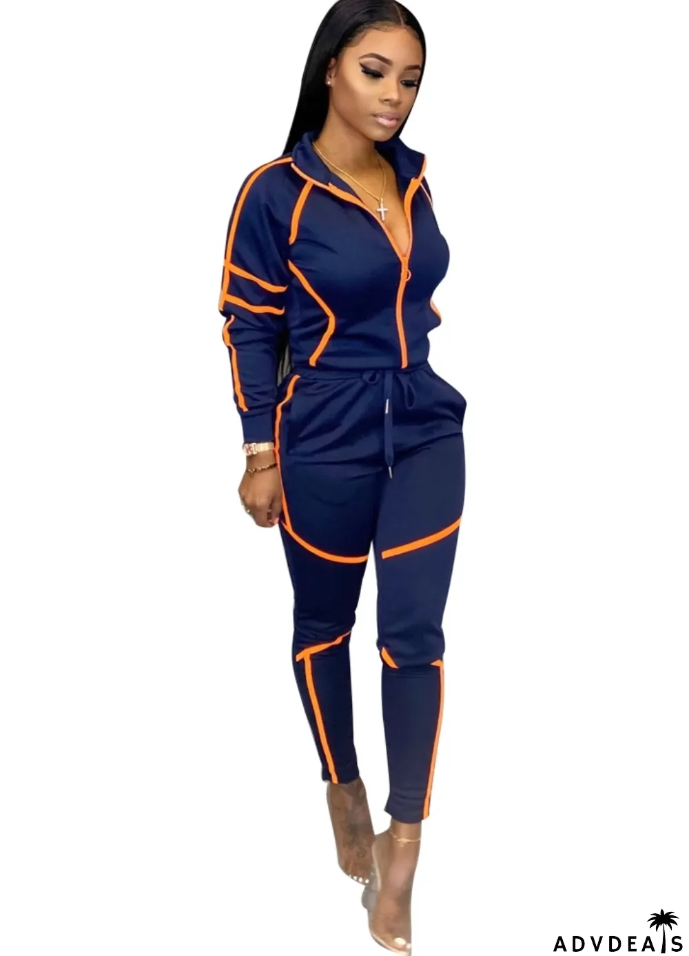 Autumn Long Sleeve Zipper Tracksuit