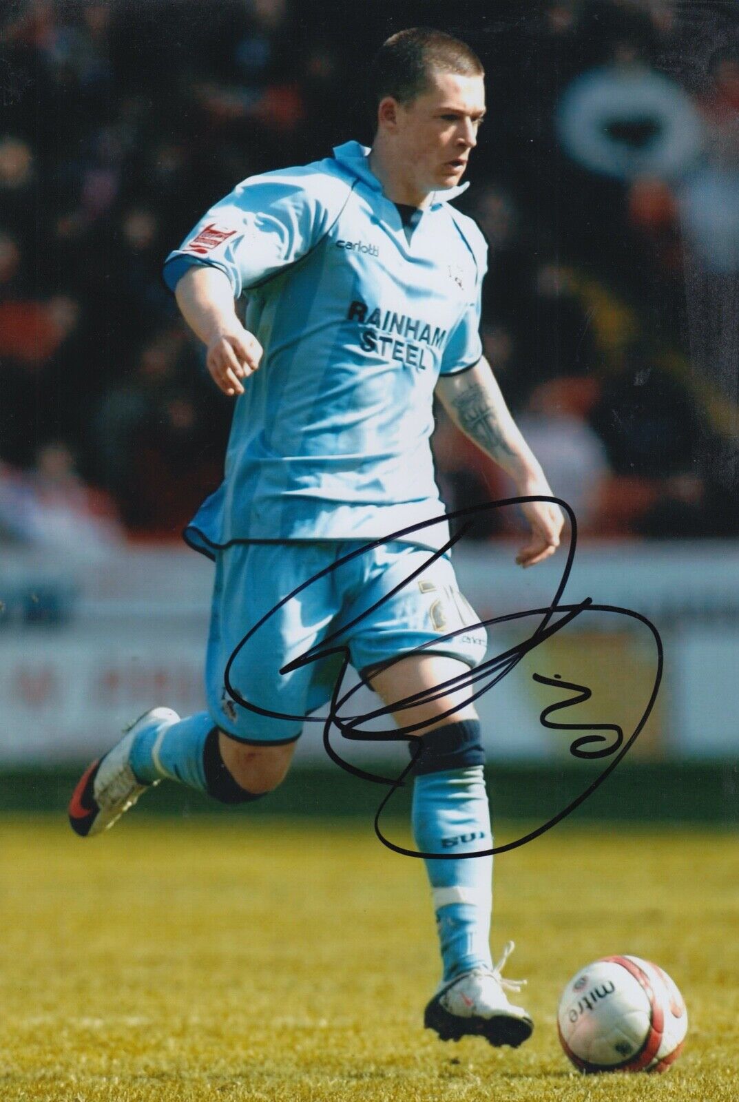 Donal McDermott Hand Signed 12x8 Photo Poster painting - Scunthorpe United Football Autograph 1.