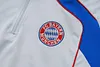 Joyfball 2025/2026 Bayern Munich Half-Pull Training Suit Light gray Retro version Football Shirt 1:1 Thai Quality