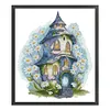 Daisy Cottage-14CT Stamped Cross Stitch 38*42cm/14.96*16.54in tapestrymarket