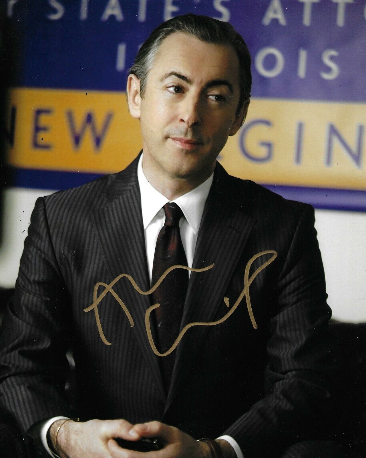 Alan Cumming Signed The Good Wife 10x8 Photo Poster painting AFTAL