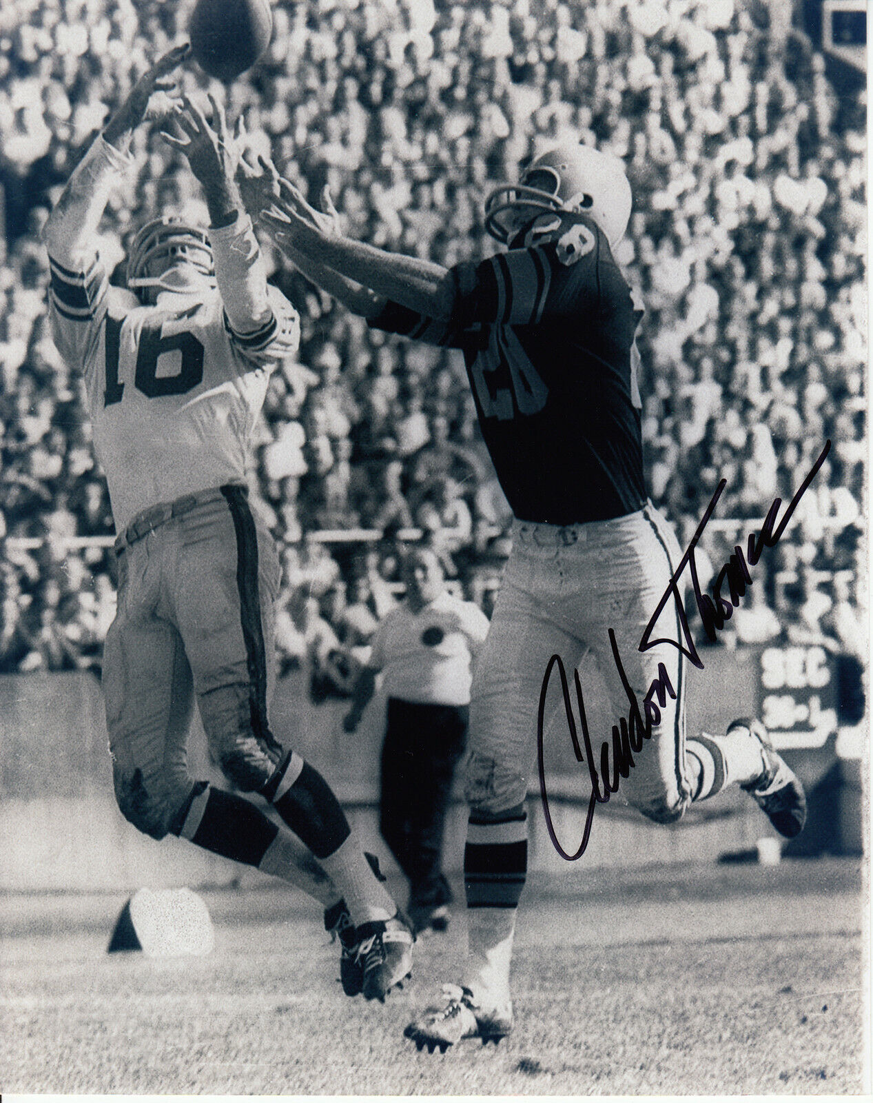 Clendon Thomas #5 8x10 Signed Photo Poster painting w/ COA Pittsburgh Steelers 031019