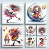 (Multi-Style) Quirky Girl-11CT Stamped Cross Stitch 40*40cm/15.75*15.75in