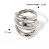 Chic Stylish Silver Stacking Rings
