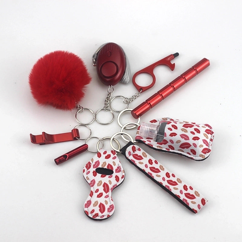 Original Design Self-defense Sunflower Self-defense Self-defense Metal Bag Pendant Self-defense Keychain