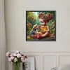 uk.everydayedeals (Limited Stock)Diamond Painting - Full Round - Girl&Dog
