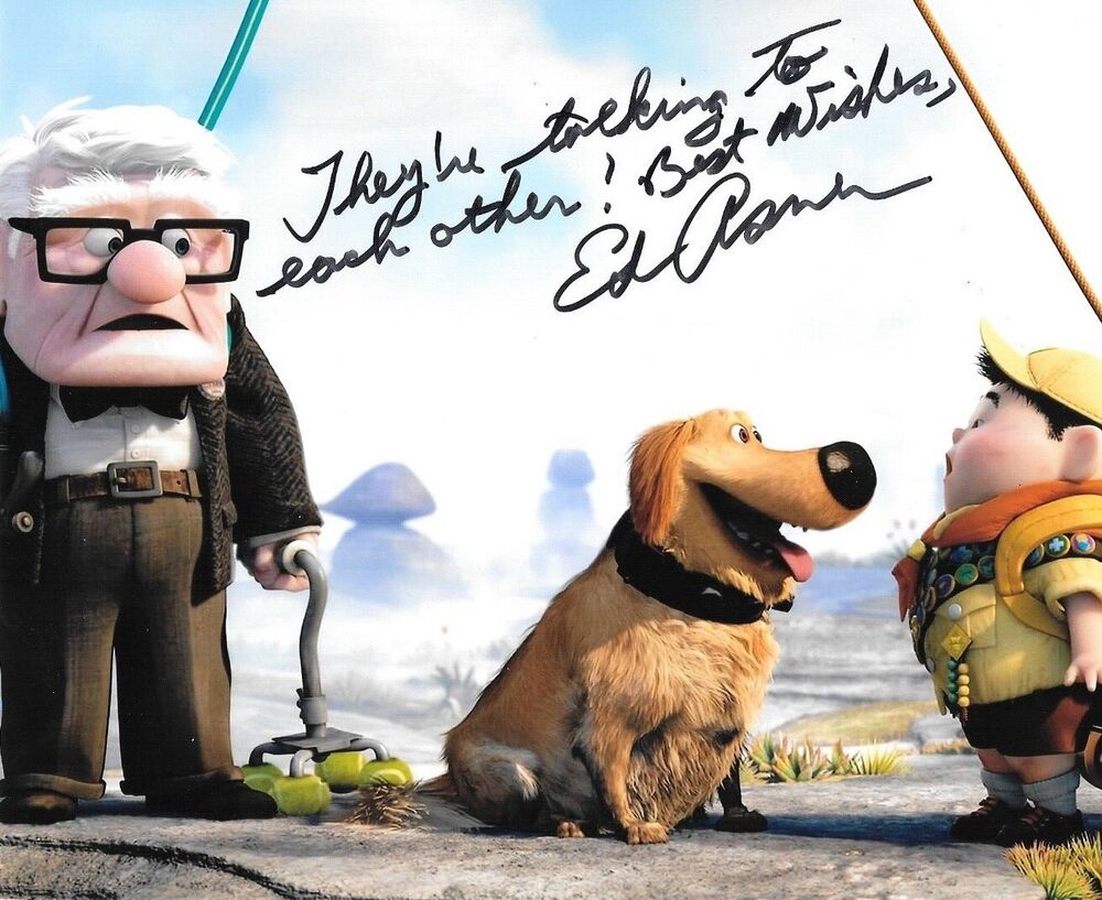 * ED ASNER * signed 8x10 Photo Poster painting * UP * CARL * * 1