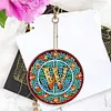 >SALE<A-Z 26 Letters Double Sided Special Shape Diamond Painting Keychain Pendant (W)