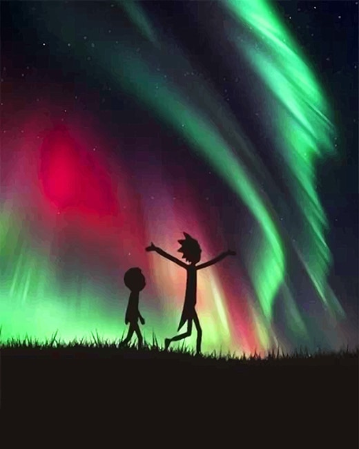 

Aurora Rick And Morty – Paint By Numbers - 40*50CM, 501 Original