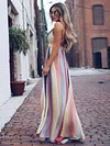 Bohemia Spaghetti-neck Printed Maxi Dress