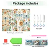 4Pcs Libelle - 5d DIY Handwerk Lesezeichen