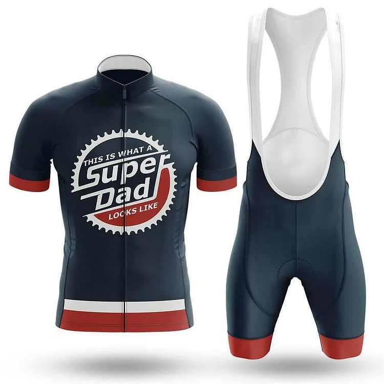 Super Dad Men's Short Sleeve Cycling Kit