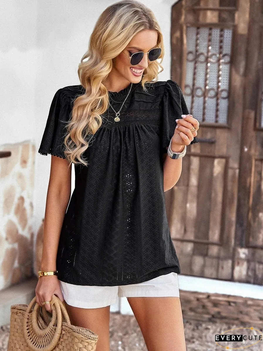 Spring Waffle Knit T-Shirt
