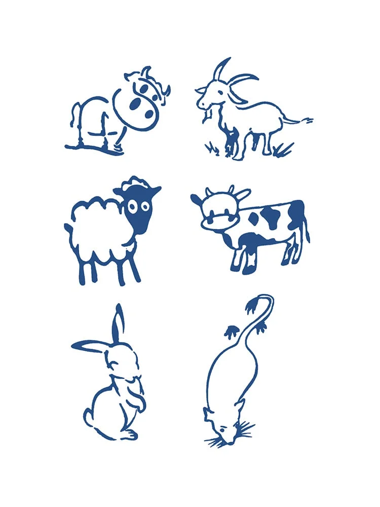 S41-89 herbal tattoo stickers juice semi-permanent non-reflective vegetation female waterproof male durable sticker simulation