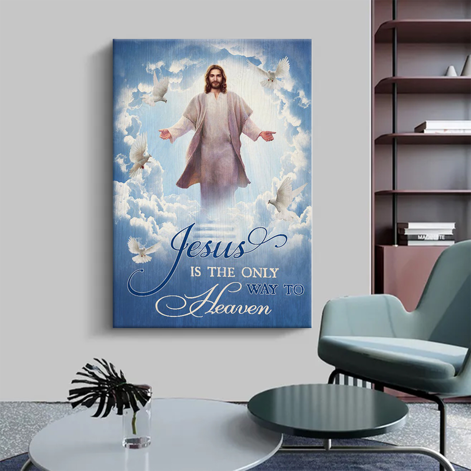 Jesus is the only Canvas Wall Art