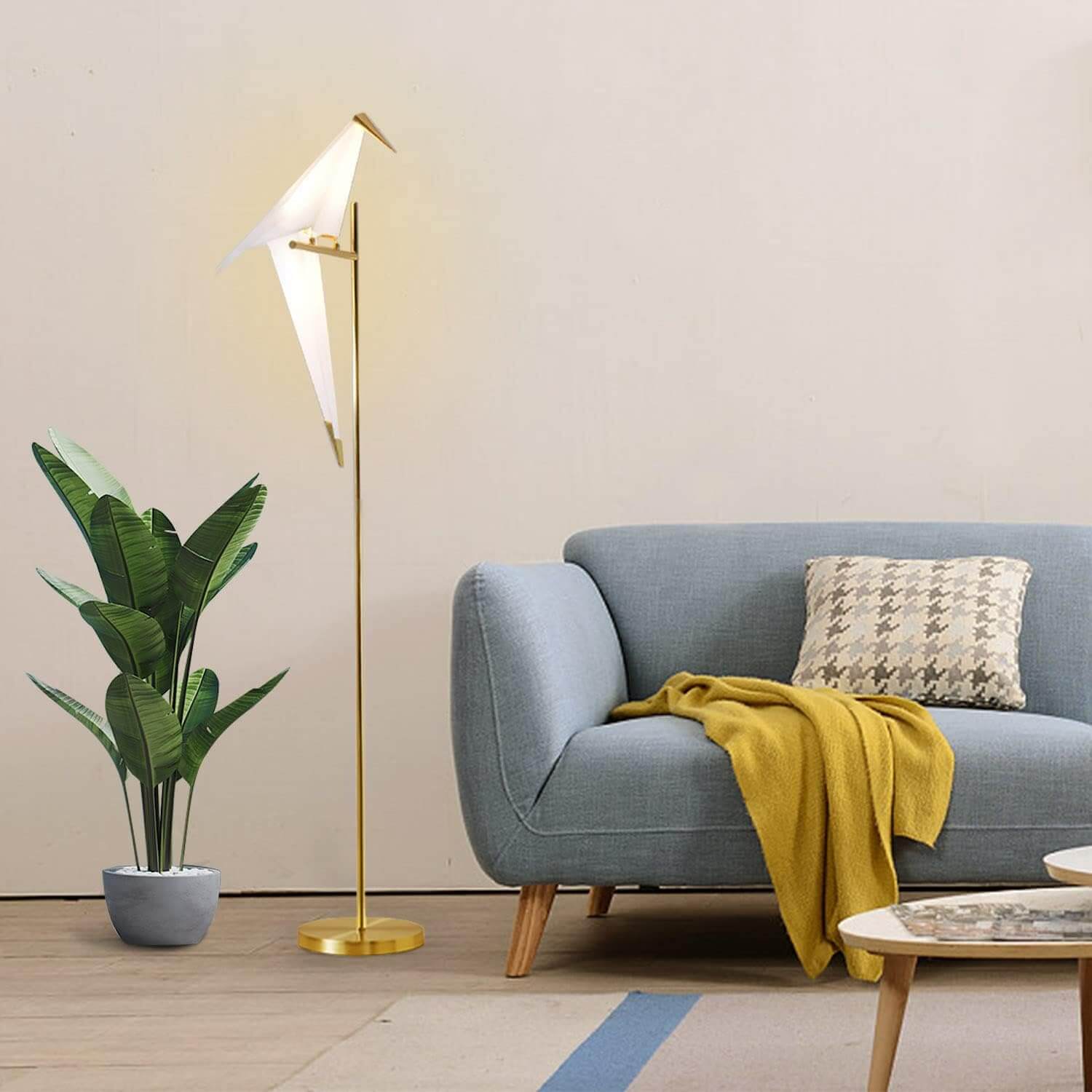 Modern Bird LED Floor Lamp