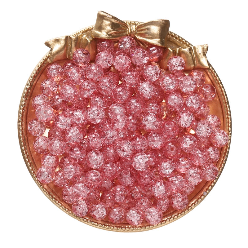 50 PCS/Package Diameter 10mm Diameter 4mm Diameter 8mm Glass Solid Color Jewelry Accessories