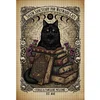 Black Cat And Book-11CT Stamped Cross Stitch 40*60cm/15.75*23.62in  tapestrymarket