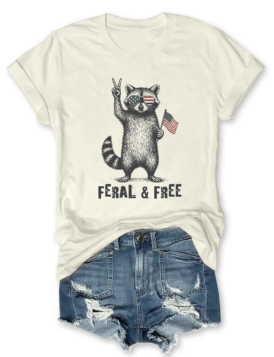 Feral But Free T-shirt