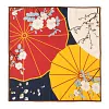 Polka Dots Floral Painting Shawl Scarf