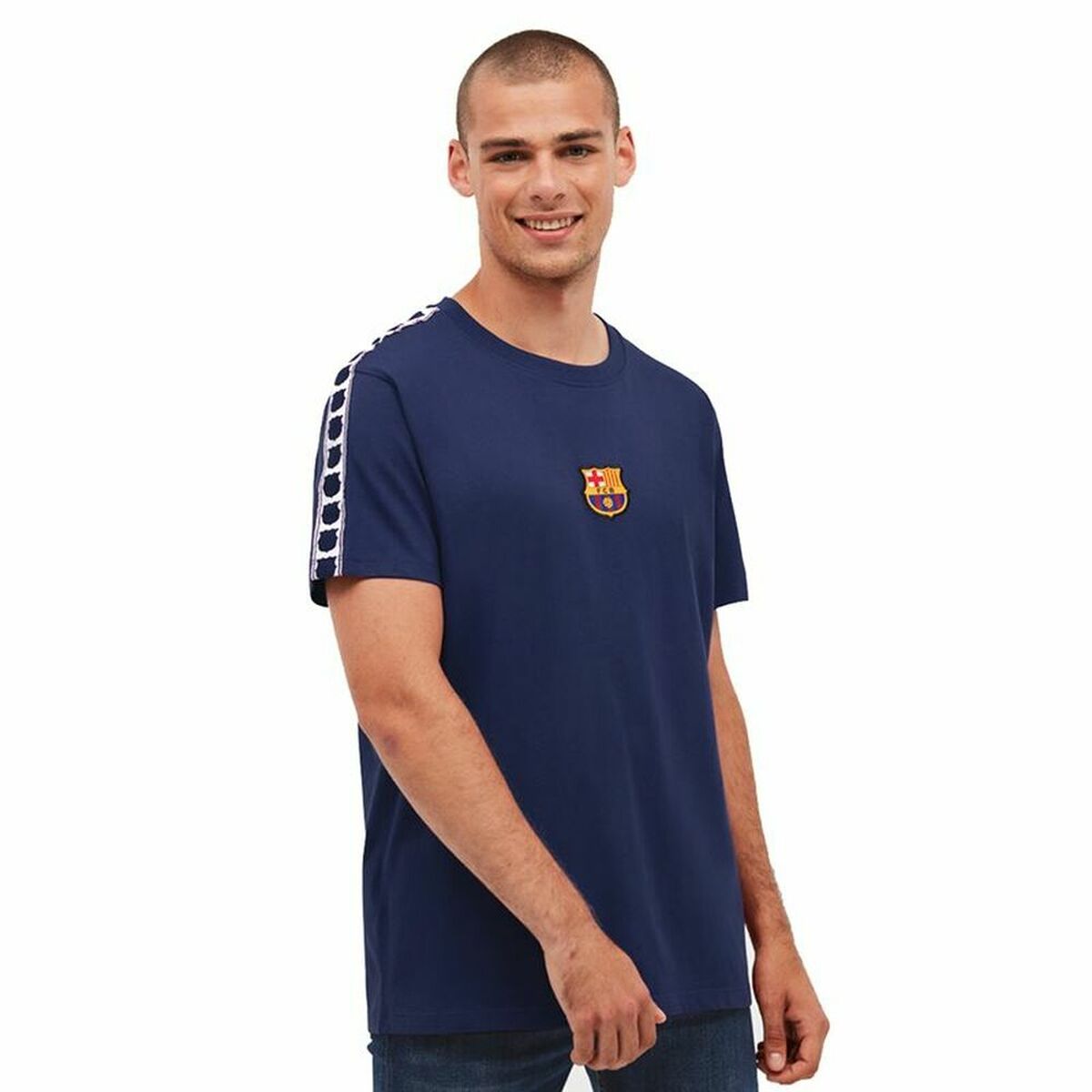 Men's Short-sleeved Football Shirt F.C. Barcelona Navy Blue - sale.kim -  endless selection of finest brands