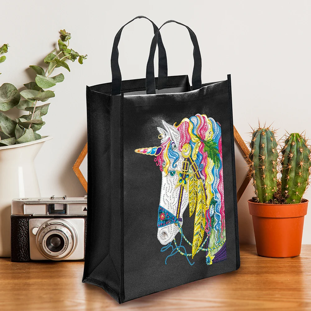 DIY Diamond Painting Eco-Friendly Bag - Unicorn