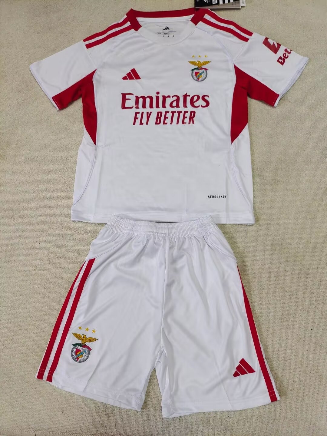 2025/2026 Kids Size Benfica Away Football Shirt