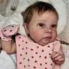 [New2023] 20" Debby Awake Newborn Girl Handmade Cloth Body Reborn Baby Doll,with Pacifier and Bottle - RBBI-Myrebornbabydoll&reg; Myrebornbabydoll&reg;