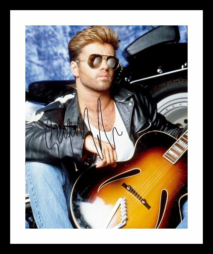 George Michael Autograph Signed & Framed Photo Poster painting 2