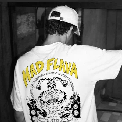 MAD FLAVA Printing Casual Men's T-shirt