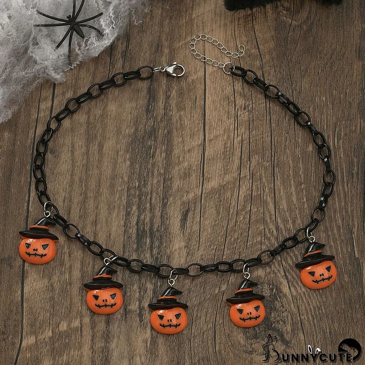 Women's Special Halloween Pumpkin Necklaces